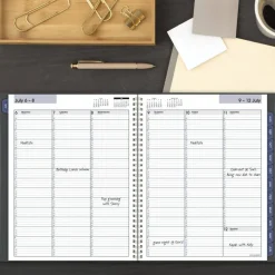 AT-A-GLANCE DayMinder Academic 2026-2027 Weekly Monthly Appointment Book Planner, Charcoal, Large, 8 1/2