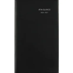 AT-A-GLANCE DayMinder Academic 2026-2027 Weekly Planner, Black, Pocket, 3 1/2" x 6", 2026 to 2027 Calendar
