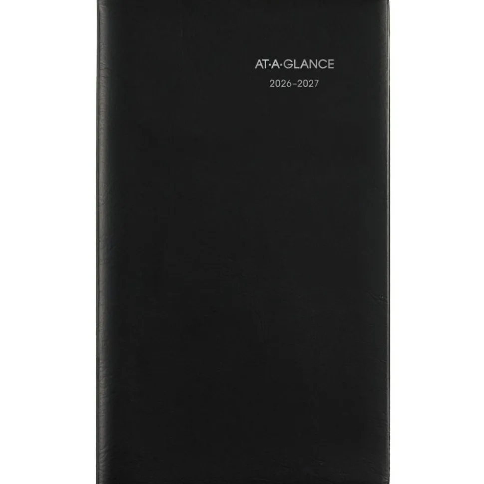 AT-A-GLANCE DayMinder Academic 2026-2027 Weekly Planner, Black, Pocket, 3 1/2" x 6", 2026 to 2027 Calendar