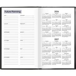 AT-A-GLANCE DayMinder Academic 2026-2027 Weekly Planner, Black, Pocket, 3 1/2