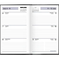 AT-A-GLANCE DayMinder Academic 2026-2027 Weekly Planner, Black, Pocket, 3 1/2