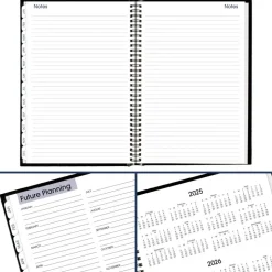 AT-A-GLANCE DayMinder Hard-Cover Monthly Planner, Ruled Blocks, 11.75 x 8, Black Cover, 14-Month: Dec 2026 to Jan 2028, 2027 Calendar