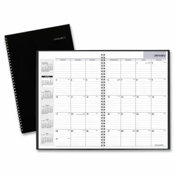 AT-A-GLANCE DayMinder Monthly Planner, Ruled Blocks, 12 x 8, Black Cover, 14-Month: Dec 2026 to Jan 2028, 2027 Calendar