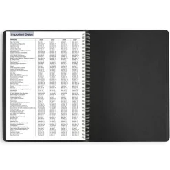 AT-A-GLANCE DayMinder Weekly Appointment Book, Vertical-Column Format, 11 x 8, Black Cover, 12-Month (Jan to Dec): 2027, 2027 Calendar