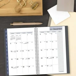 AT-A-GLANCE DayMinder 2027 Weekly Monthly Planner, Gray, Small, 5