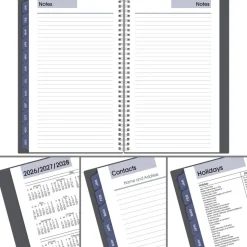 AT-A-GLANCE DayMinder 2027 Weekly Monthly Planner, Gray, Small, 5