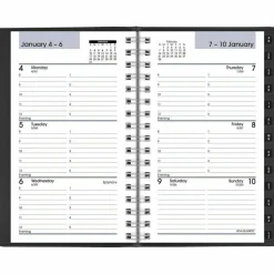 AT-A-GLANCE DayMinder Weekly Pocket Appointment Book with Telephone/Address Section, 6 x 3.5, Black Cover, 12-Month (Jan to Dec): 2027, 2027 Calendar