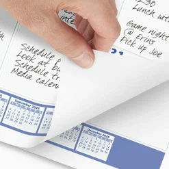 AT-A-GLANCE Desk Pad, 22 x 17, White Sheets, Black Binding, Black Corners, 12-Month (Jan to Dec): 2027, 2027 Calendar