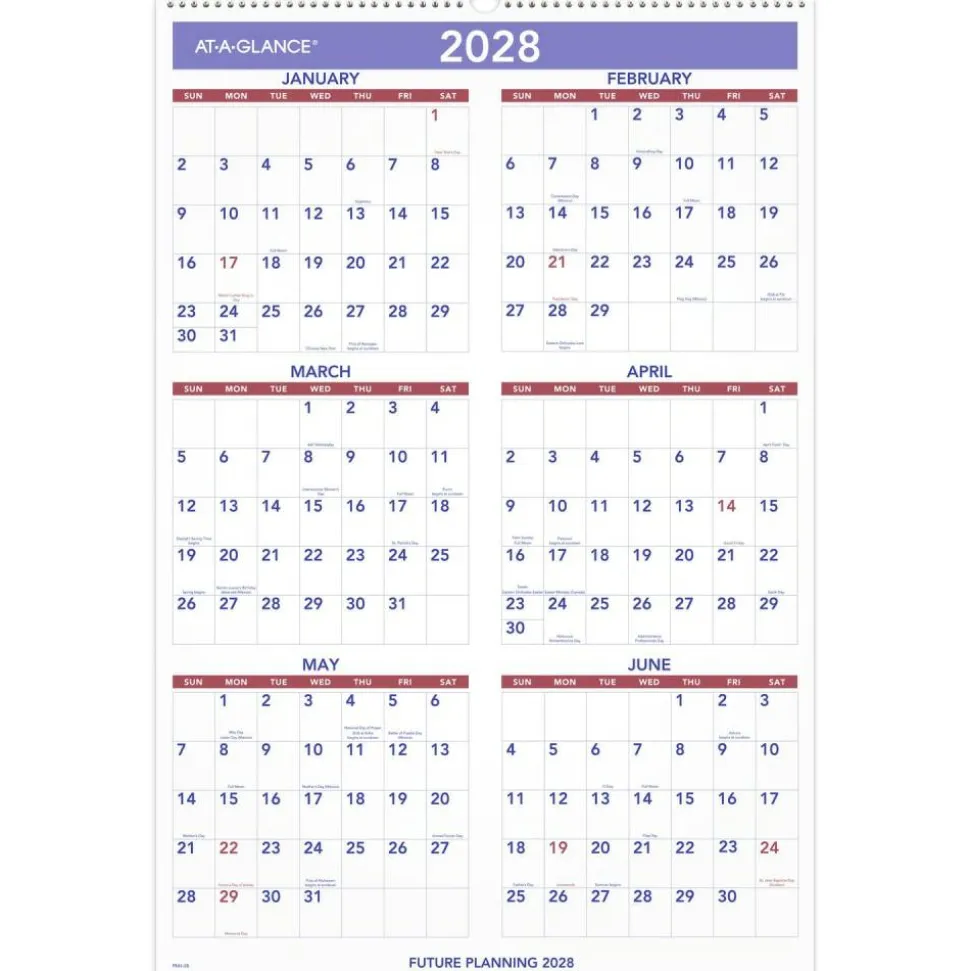 AT-A-GLANCE 2027 Monthly Wall Calendar, Large, 20" x 30"