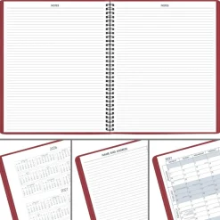 AT-A-GLANCE 2027 15-Month Monthly Planner, Red, Large, 9" x 11"