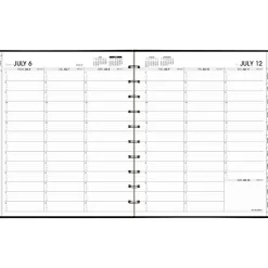 AT-A-GLANCE Move-A-Page Academic 2026-2027 Weekly Monthly Appointment Book Planner, Black, Large, 9