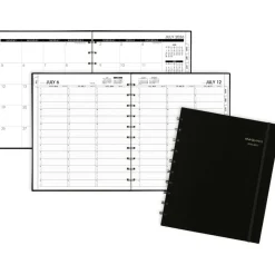AT-A-GLANCE Move-A-Page Academic 2026-2027 Weekly Monthly Appointment Book Planner, Black, Large, 9