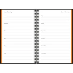 AT-A-GLANCE Plan. Write. Remember. Two Days Per Page Planning Notebook, Undated, 6" x 9", Black, Undated Calendar