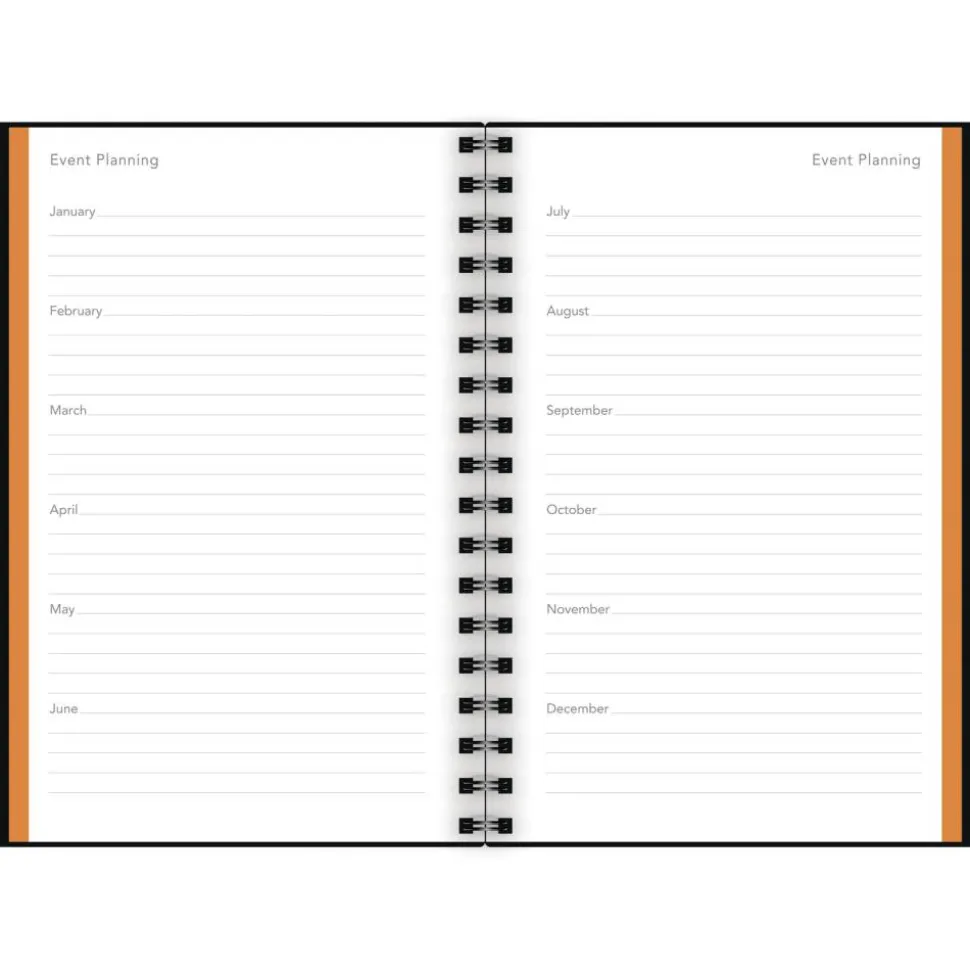 AT-A-GLANCE Plan. Write. Remember. Two Days Per Page Planning Notebook, Undated, 6" x 9", Black, Undated Calendar