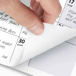 AT-A-GLANCE QuickNotes Desk/Wall Calendar, 3-Hole Punched, 11 x 8, White/Blue/Yellow Sheets, 12-Month (Jan to Dec): 2027, 2027 Calendar