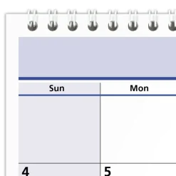 AT-A-GLANCE QuickNotes Desk/Wall Calendar, 3-Hole Punched, 11 x 8, White/Blue/Yellow Sheets, 12-Month (Jan to Dec): 2027, 2027 Calendar