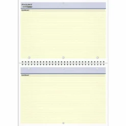 AT-A-GLANCE QuickNotes Desk/Wall Calendar, 3-Hole Punched, 11 x 8, White/Blue/Yellow Sheets, 12-Month (Jan to Dec): 2027, 2027 Calendar
