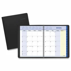 AT-A-GLANCE QuickNotes Monthly Planner, 11 x 8.25, Black Cover, 12-Month (Jan to Dec): 2027, 2027 Calendar