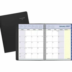 AT-A-GLANCE QuickNotes Monthly Planner, 11 x 8.25, Black Cover, 12-Month (Jan to Dec): 2027, 2027 Calendar