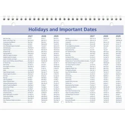 AT-A-GLANCE QuickNotes 2027 Monthly Desk Wall Calendar, Small, 11