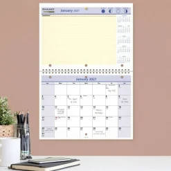 AT-A-GLANCE QuickNotes 2027 Monthly Desk Wall Calendar, Small, 11