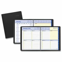 AT-A-GLANCE QuickNotes Weekly Block Format Appointment Book, 10 x 8, Black Cover, 12-Month (Jan to Dec): 2027, 2027 Calendar