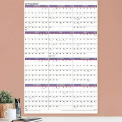 At-A-Glance Recycled Yearly Wall Calendar 24" x 36" English, 2027 Calendar
