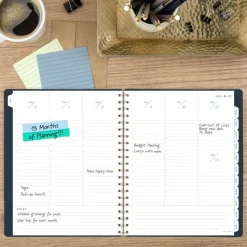 AT-A-GLANCE Signature Collection Academic 2026-2027 Weekly Monthly Planner, Navy, Large, 8 1/2
