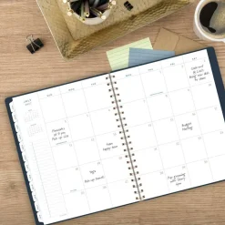 AT-A-GLANCE Signature Collection Academic 2026-2027 Weekly Monthly Planner, Navy, Large, 8 1/2