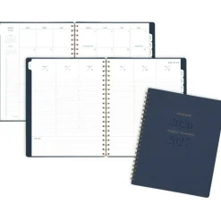 AT-A-GLANCE Signature Collection Academic 2026-2027 Weekly Monthly Planner, Navy, Large, 8 1/2