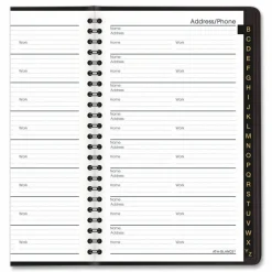 AT-A-GLANCE Telephone/Address Book, 4 7/8