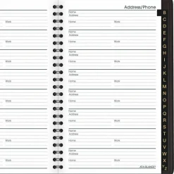AT-A-GLANCE Telephone/Address Book, 4 7/8