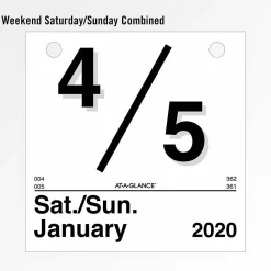 AT-A-GLANCE Today Is Daily Wall Calendar Refill, 6 x 6, White Sheets, 12-Month (Jan to Dec): 2027, 2027 Calendar