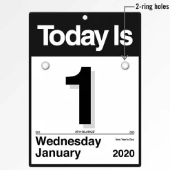 AT-A-GLANCE Today Is Daily Wall Calendar Refill, 6 x 6, White Sheets, 12-Month (Jan to Dec): 2027, 2027 Calendar