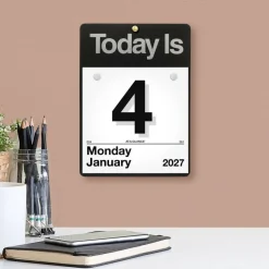 AT-A-GLANCE 2027 “Today Is” Daily Wall Calendar, Small, 6" x 6"
