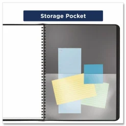 AT-A-GLANCE Visitor Register Book, 8 1/2" x 11", Black