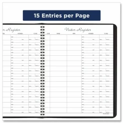 AT-A-GLANCE Visitor Register Book, 8 1/2