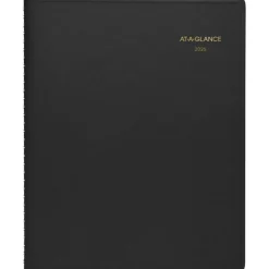 AT-A-GLANCE Weekly Appointment Book, 11 x 8.25, Black Cover, 13-Month: Jan 2027 to Jan 2028, 2027 Calendar