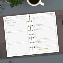 AT-A-GLANCE 2026 Weekly Planner Refill, Loose-Leaf, Desk Size, 5 1/2
