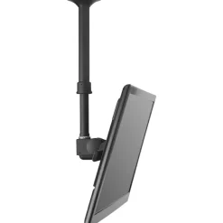 Atdec ceiling mount for large display, short pole - Loads up to 143lb - Black - Universal VESA up to 800x500
