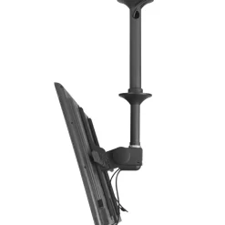 Atdec ceiling mount for large display, short pole - Loads up to 143lb - Black - Universal VESA up to 800x500