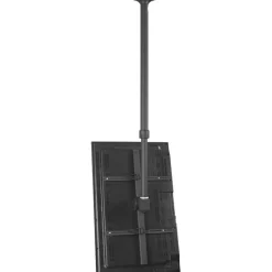 Atdec ceiling mount for large display, long pole - Loads up to 143lb - Black - Universal VESA up to 800x500