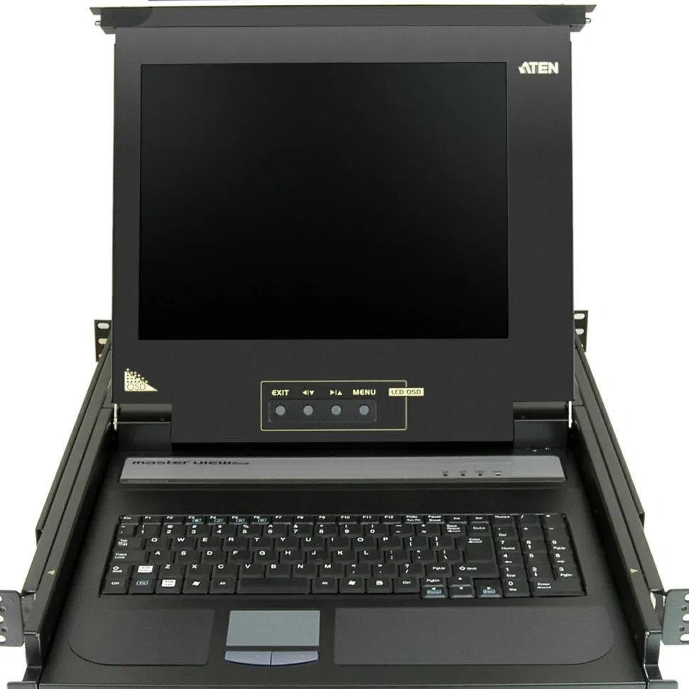 Aten 17" Single-Rail LCD Integrated Console-TAA Compliant