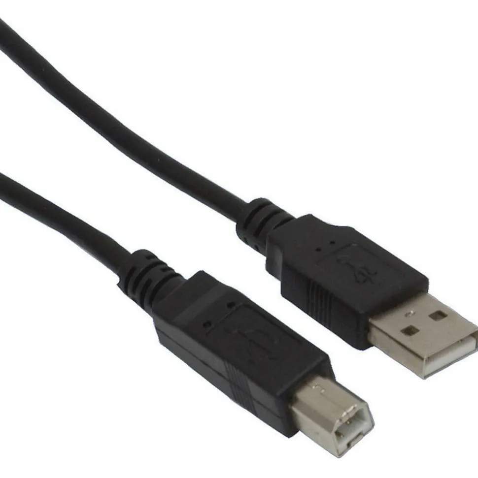 Ativa USB 2.0 Printer Cable, 6ft, Black, 26855