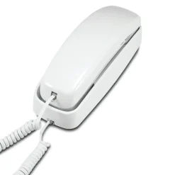 AT&T 210 Corded Trimline Phone with Speed Dial and Memory Buttons, White