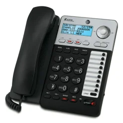 AT&T ML17929 2-Line Corded Phone with Caller ID/Call Waiting, Black