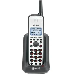 AT&T SB67108 4-Line DECT 6.0 Digital Cordless Handset, Silver/Black
