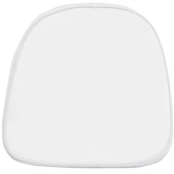 August Kids Soft White Fabric Chiavari Chair Cushion