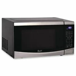 Avanti 0.9 Cu Ft Countertop Microwave, Black/Stainless Steel