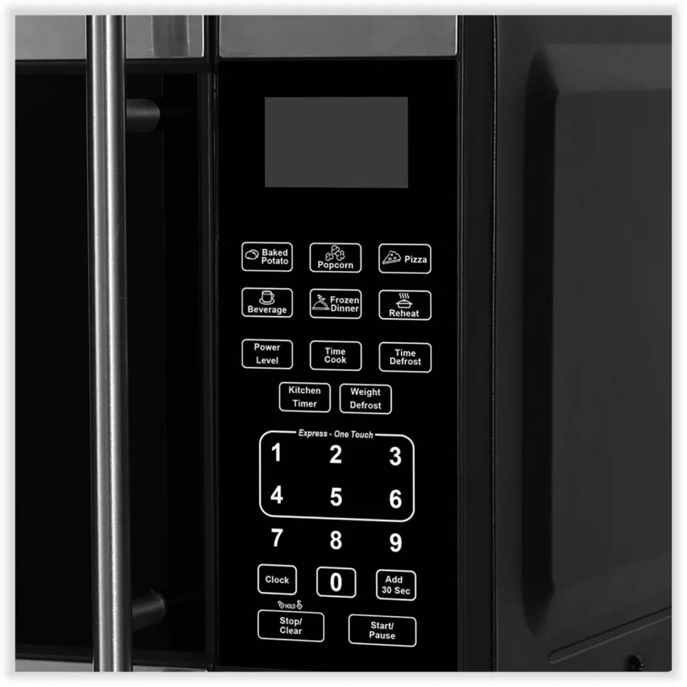 Avanti 0.7 cu ft Microwave Oven, 700 W, Stainless Steel